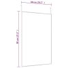 Door Mirror Gold 19.7"x31.5" Glass and Aluminum