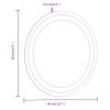 LED Bathroom Mirror 15.7" Round