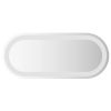 LED Bathroom Mirror 23.6"x9.8" Oval