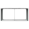 Garden Log Storage Shed Galvanized Steel 129.9"x36.2"x60.2" Anthracite