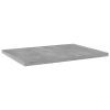 Bookshelf Boards 8 pcs Concrete Gray 15.7"x11.8"x0.6" Engineered Wood