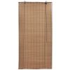 Bamboo Roller Blinds 2 pcs Brown 47.2" x 86.8"