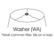 Slant Linen Box Pleat Softback Lampshade with Washer Fitter, Oatmeal