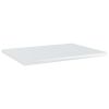 Bookshelf Boards 8 pcs High Gloss White 15.7"x11.8"x0.6" Engineered Wood