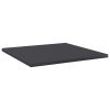 Bookshelf Boards 4 pcs Gray 15.7"x15.7"x0.6" Engineered Wood